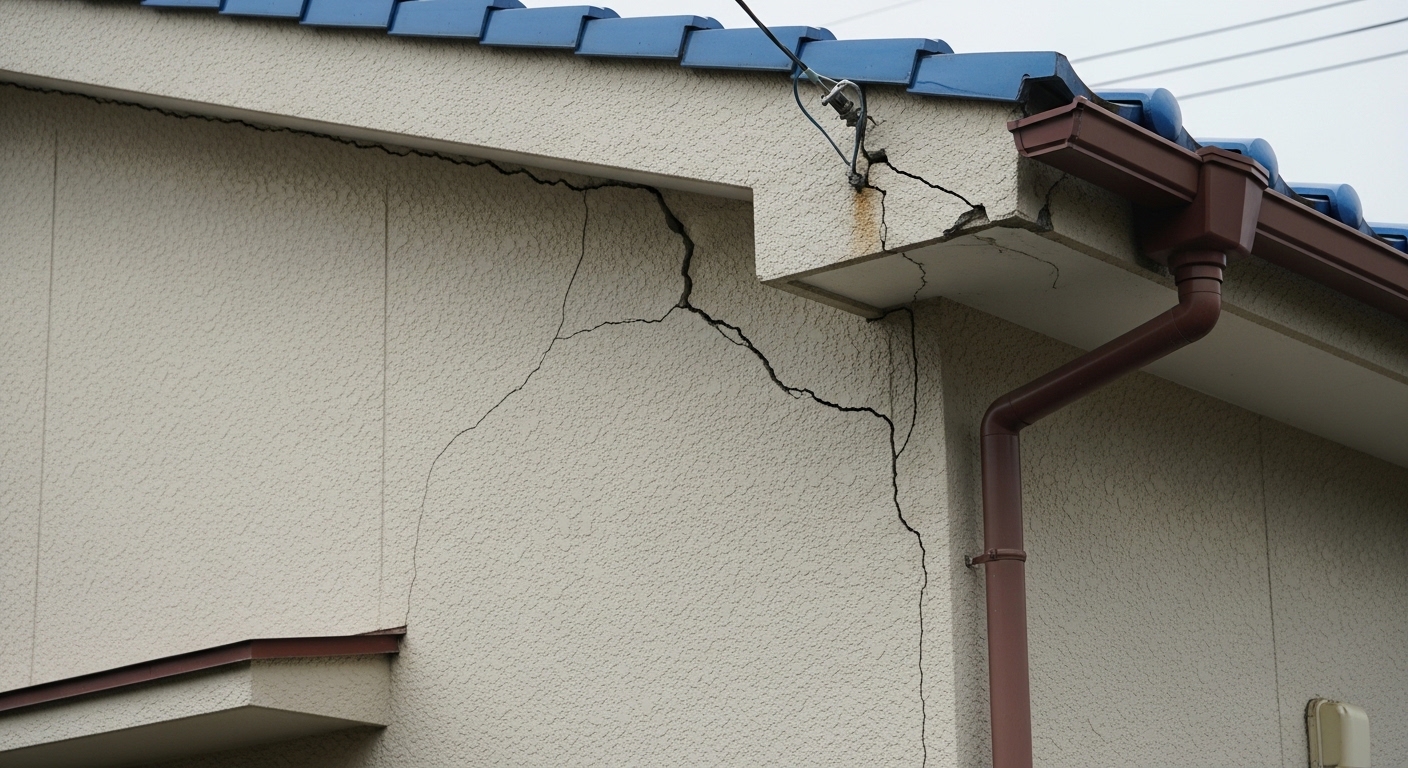 外壁のひび割れを発見したら｜種類・危険度・補修費用・対処法をわかりやすく解説